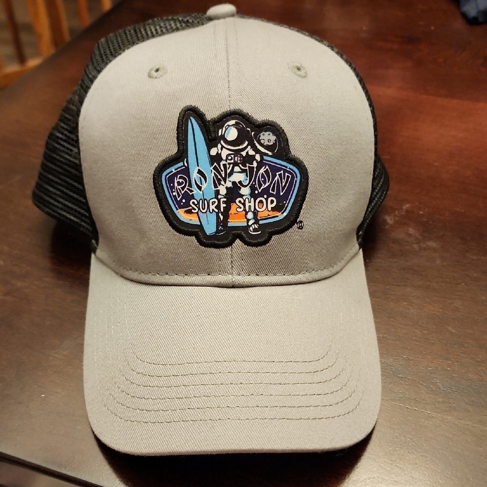 Ron Jon Surf Shop Gray and Black Cap